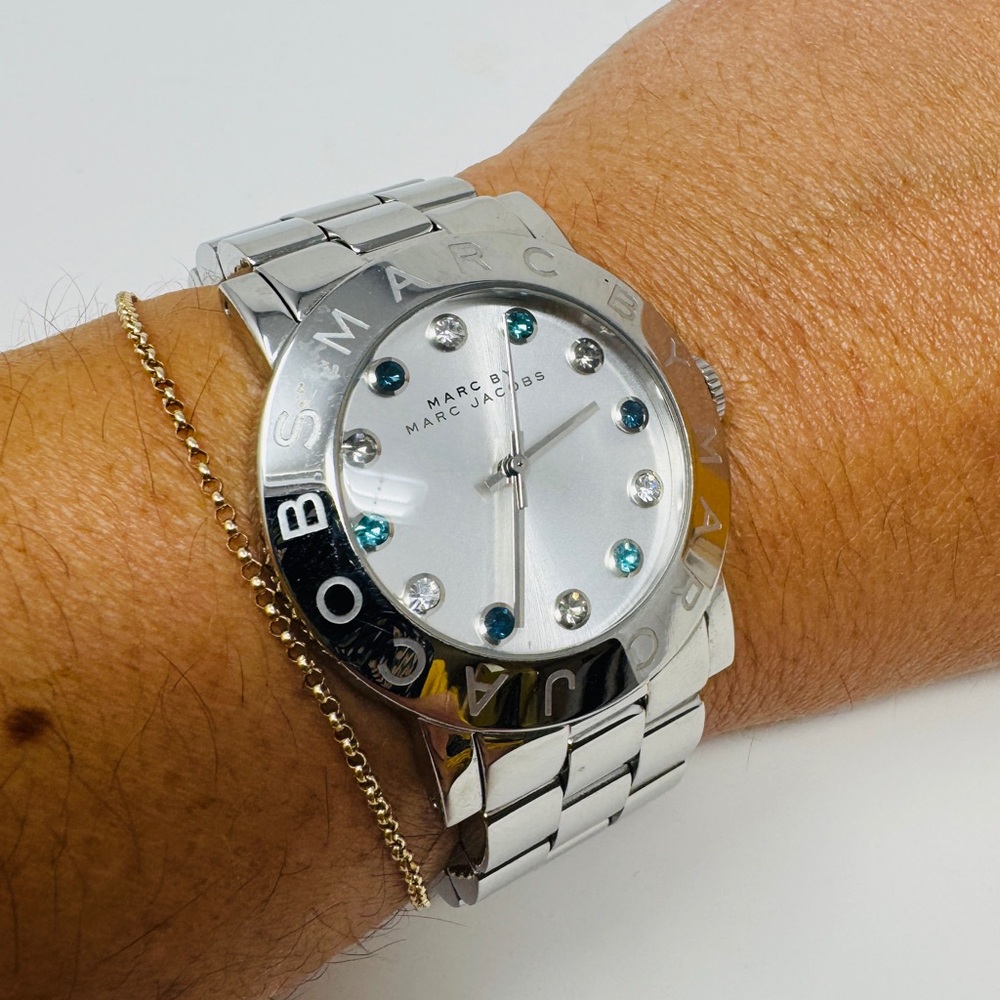 Marc Jacobs Silver Stainless Steel Watch | Needs Battery - Picture 2 of 10